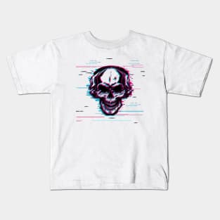 Glitch Skull Kids T-Shirt